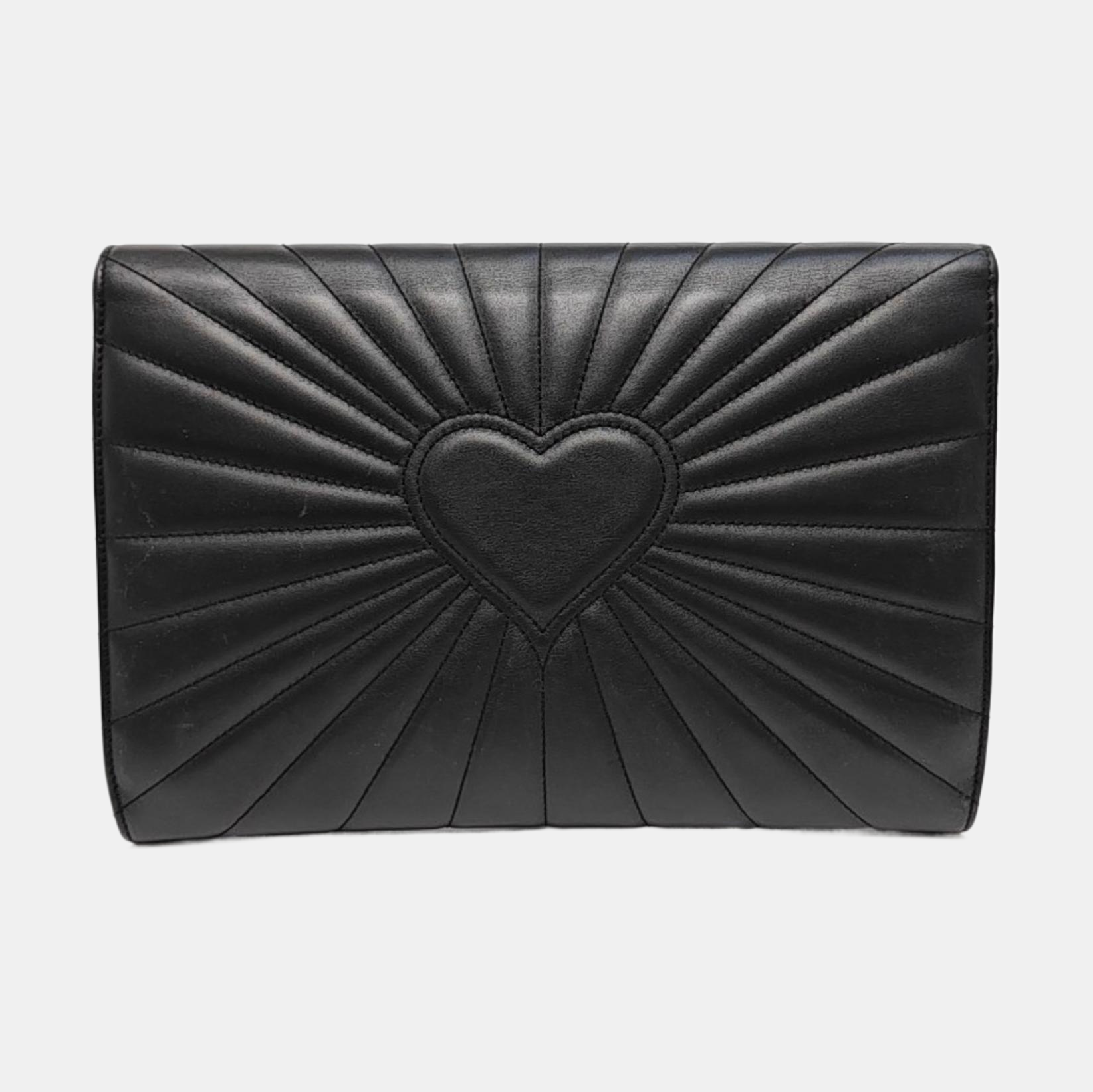 Queen Margaret Quilted Calfskin Black
