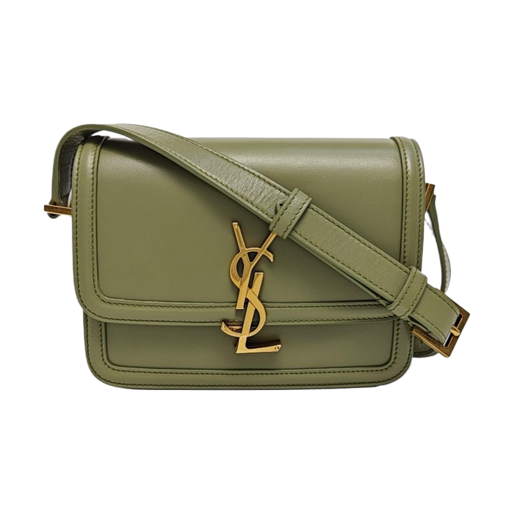 SOLFERINO Small Calfskin Green
