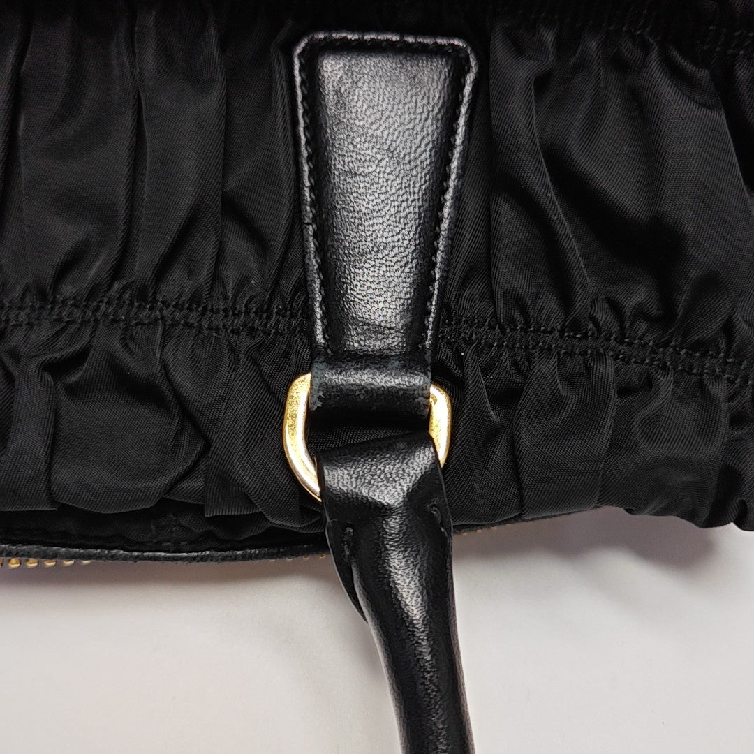 Gaufre Nylon Black