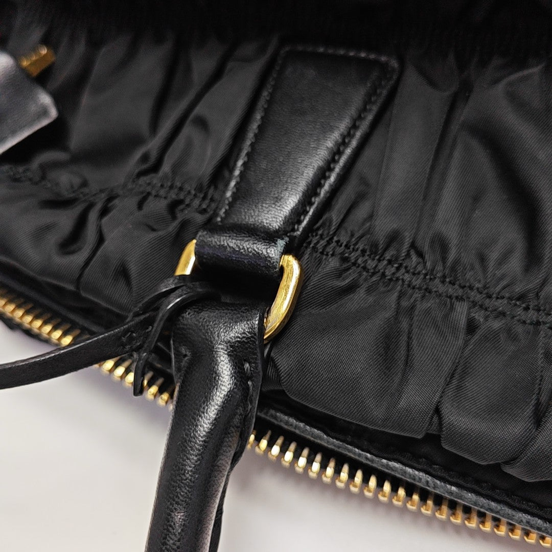 Gaufre Nylon Black