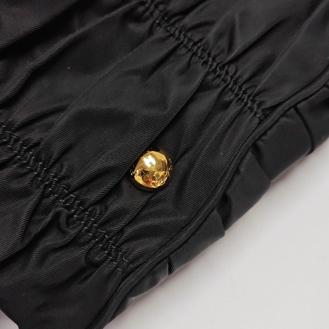 Gaufre Nylon Black
