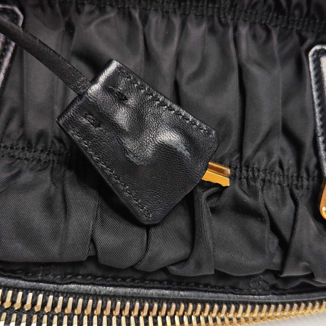 Gaufre Nylon Black