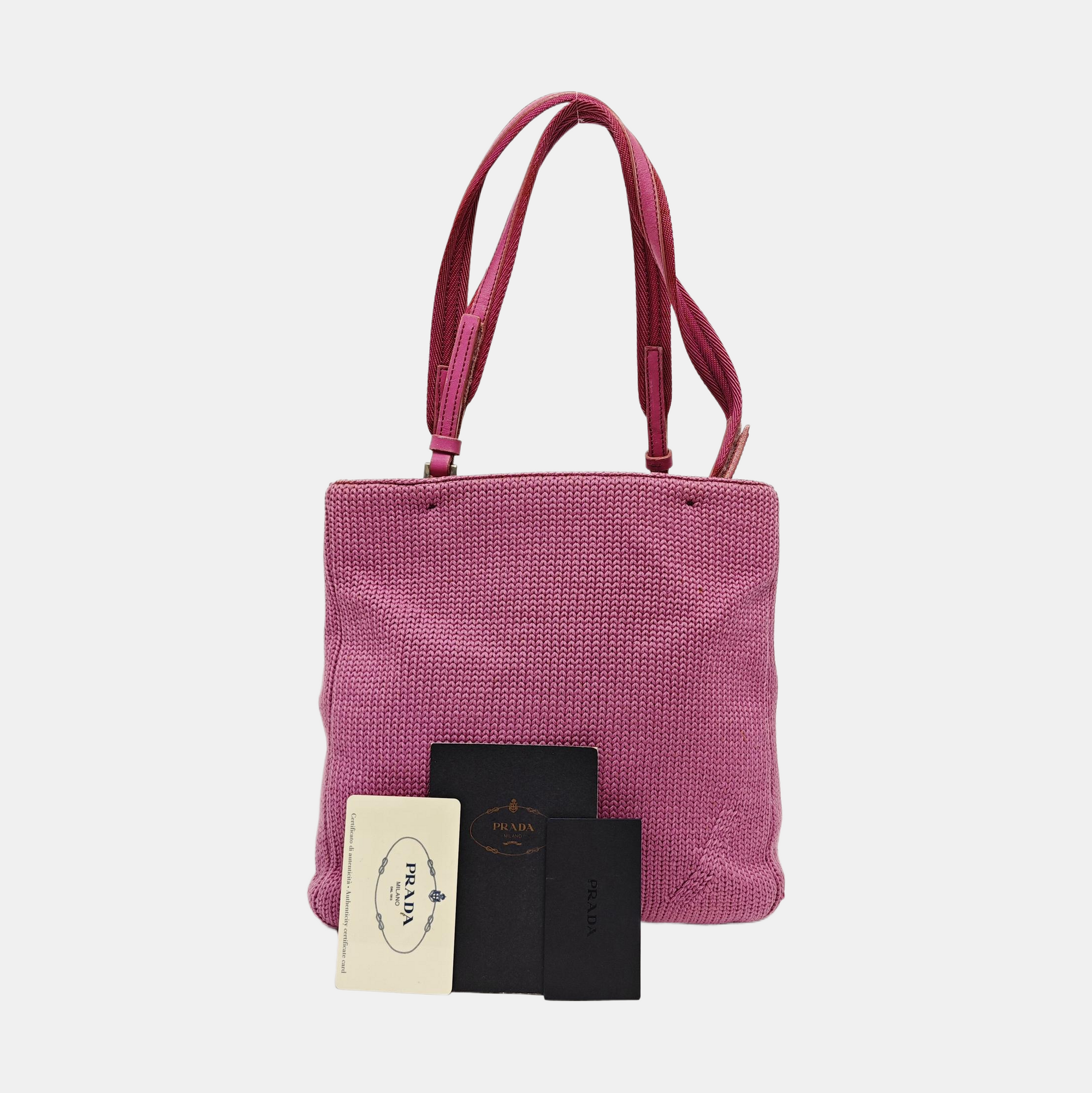 Fabric Tote Bag Pink