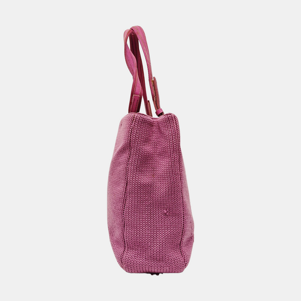 Fabric Tote Bag Pink
