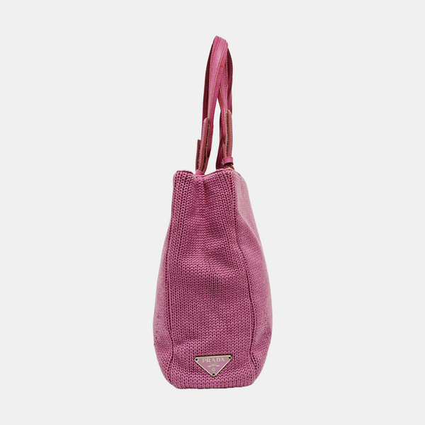 Fabric Tote Bag Pink