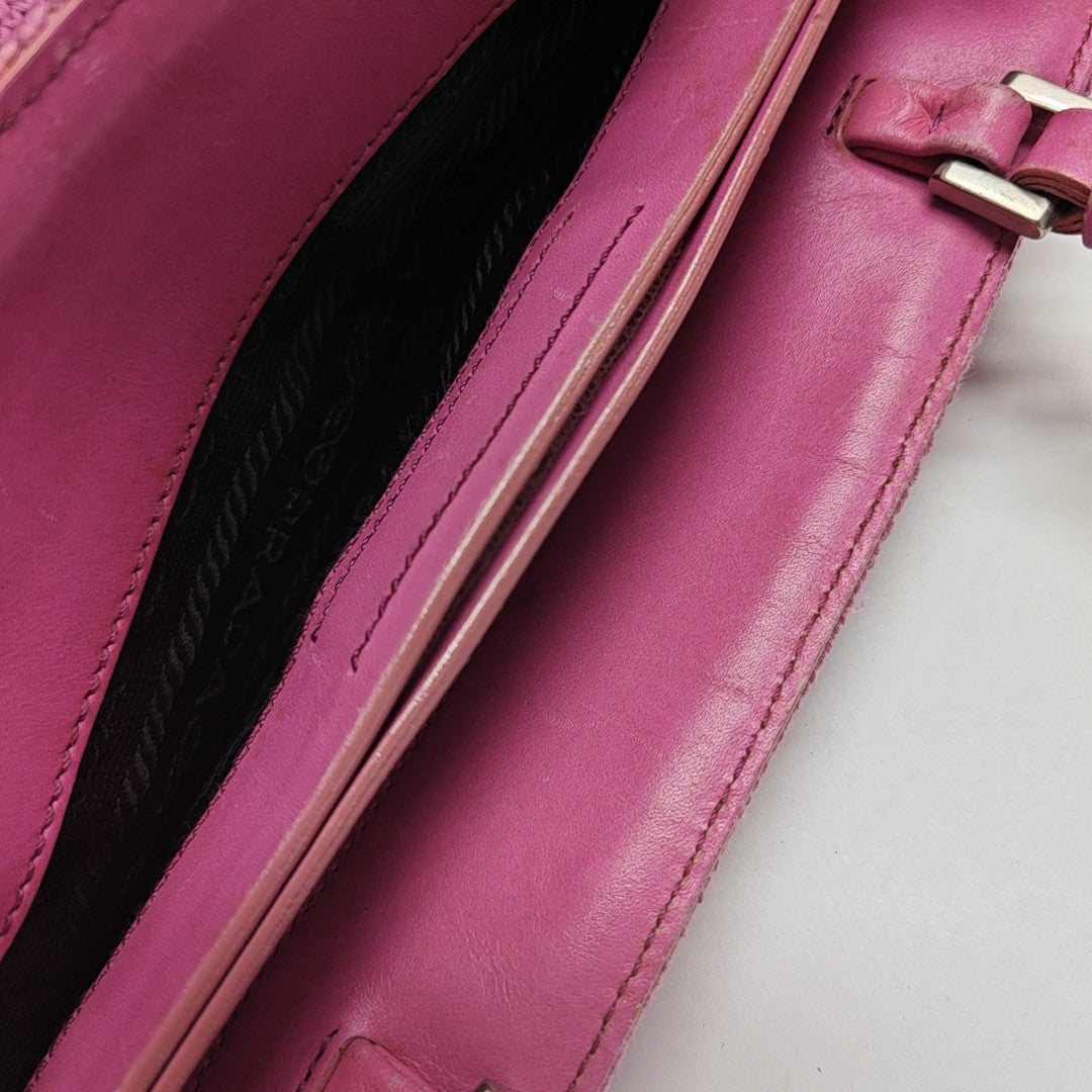 Fabric Tote Bag Pink