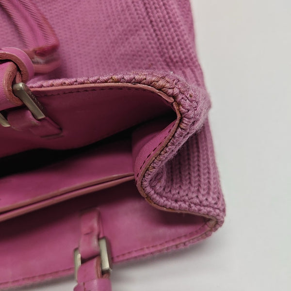 Fabric Tote Bag Pink