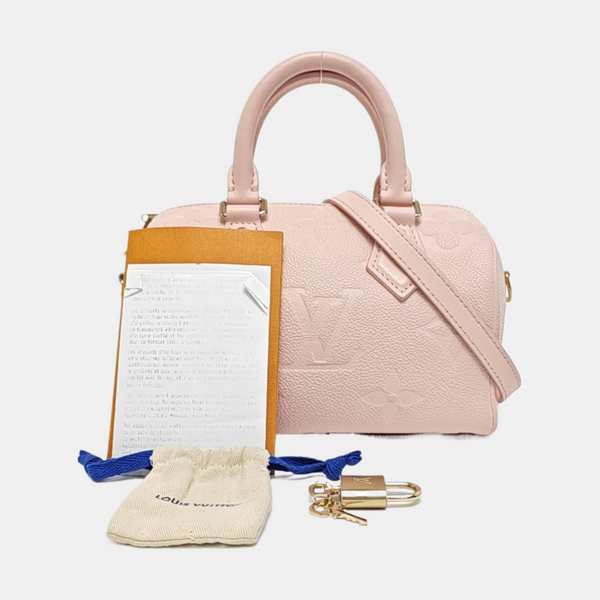 SPEEDY 20 Monogram Calfskin Pink