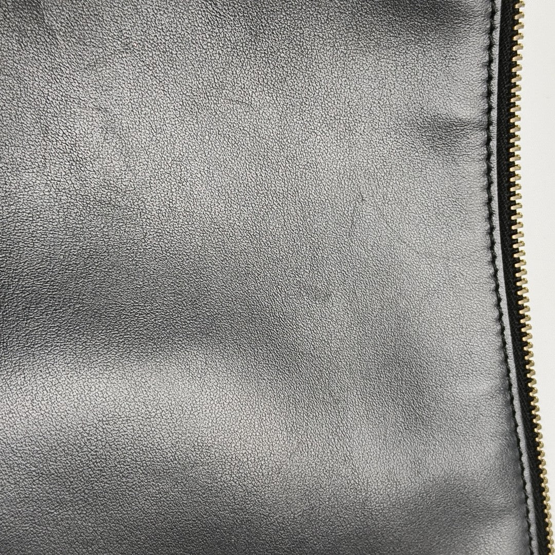 Monogram Calfskin Clutch Black
