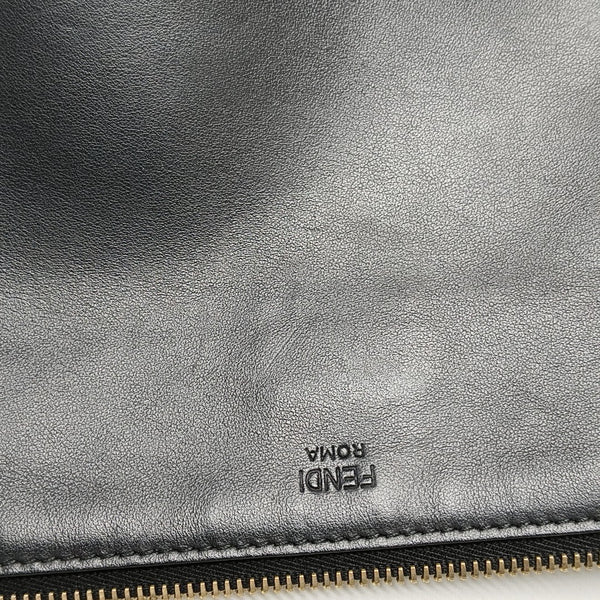 Monogram Calfskin Clutch Black