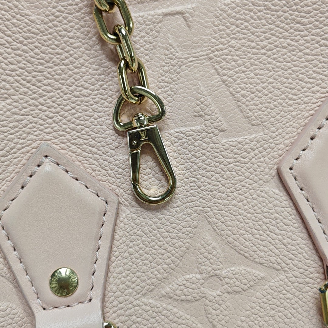 SPEEDY 20 Monogram Calfskin Pink