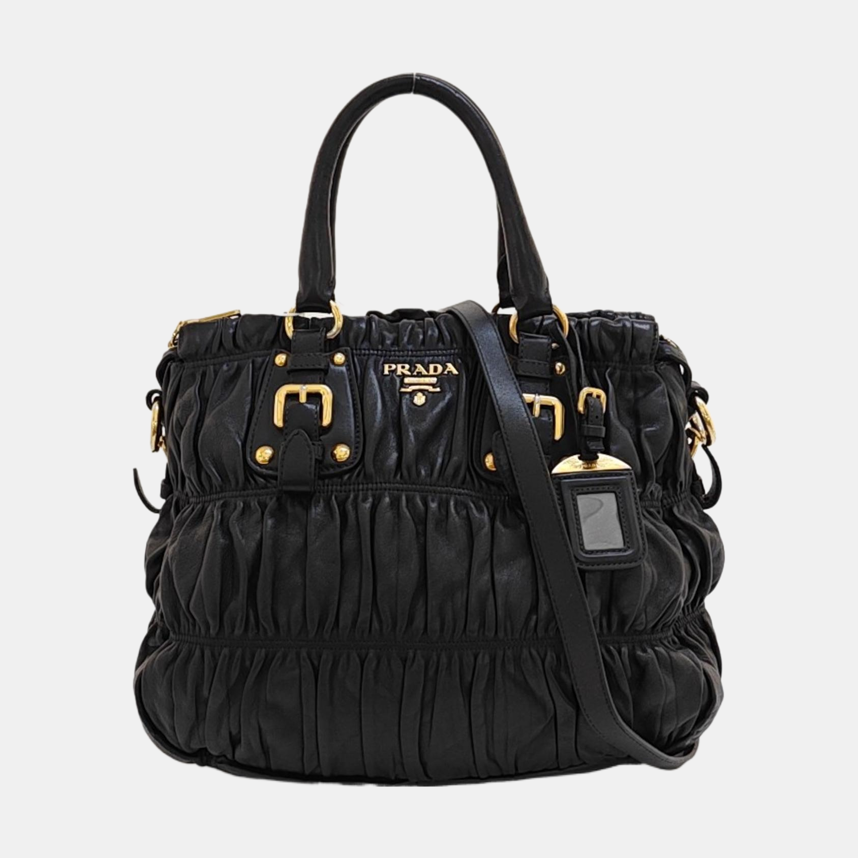 Gaufre Quilted Lambskin Black