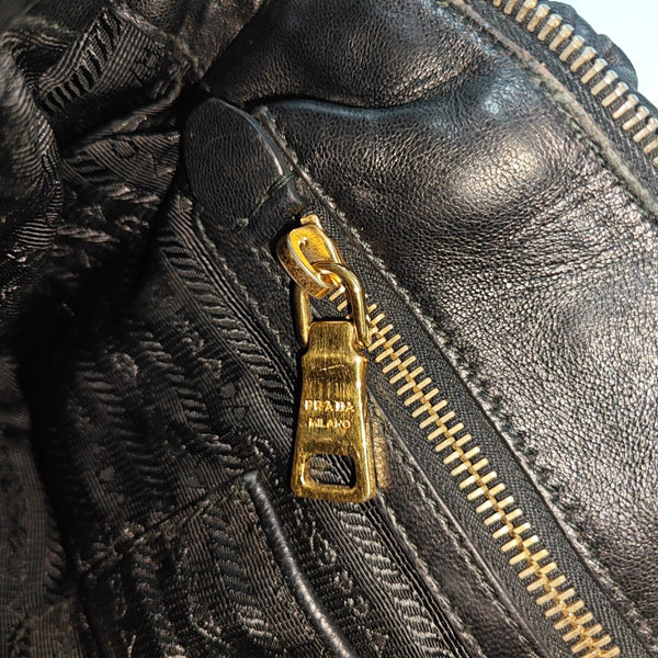 Gaufre Quilted Lambskin Black