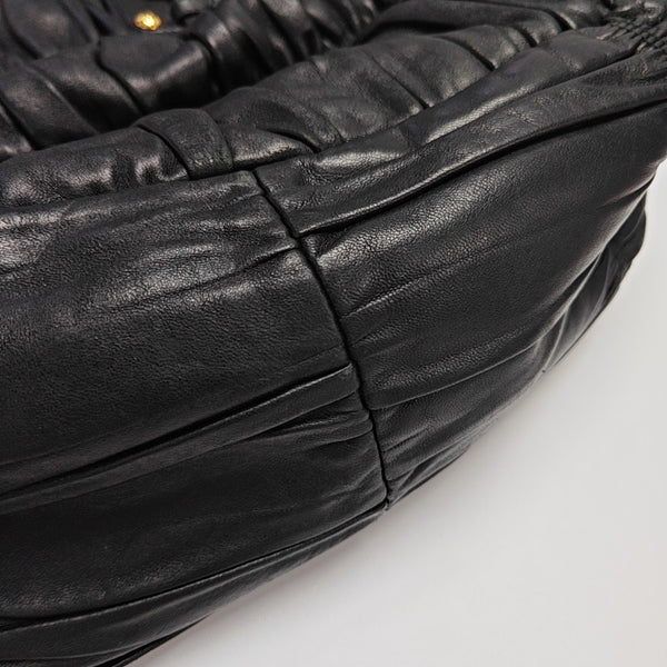 Gaufre Quilted Lambskin Black