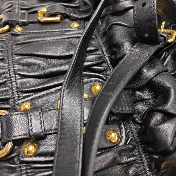 Gaufre Quilted Lambskin Black