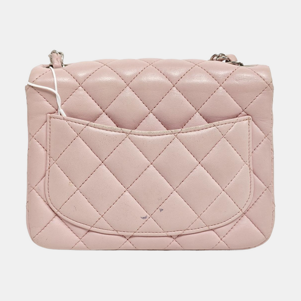 CLASSIC FLAP Mini Quilted Lambskin Pink