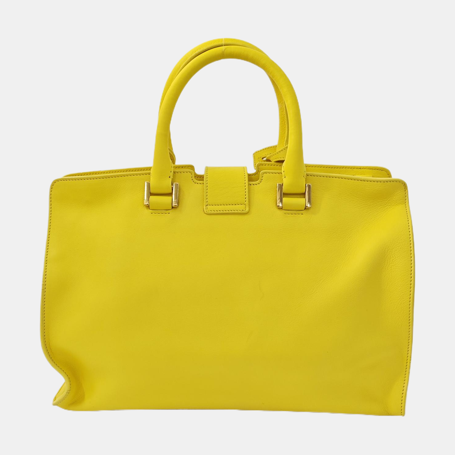 CHYC Y LIGNE Small Calfskin Yellow