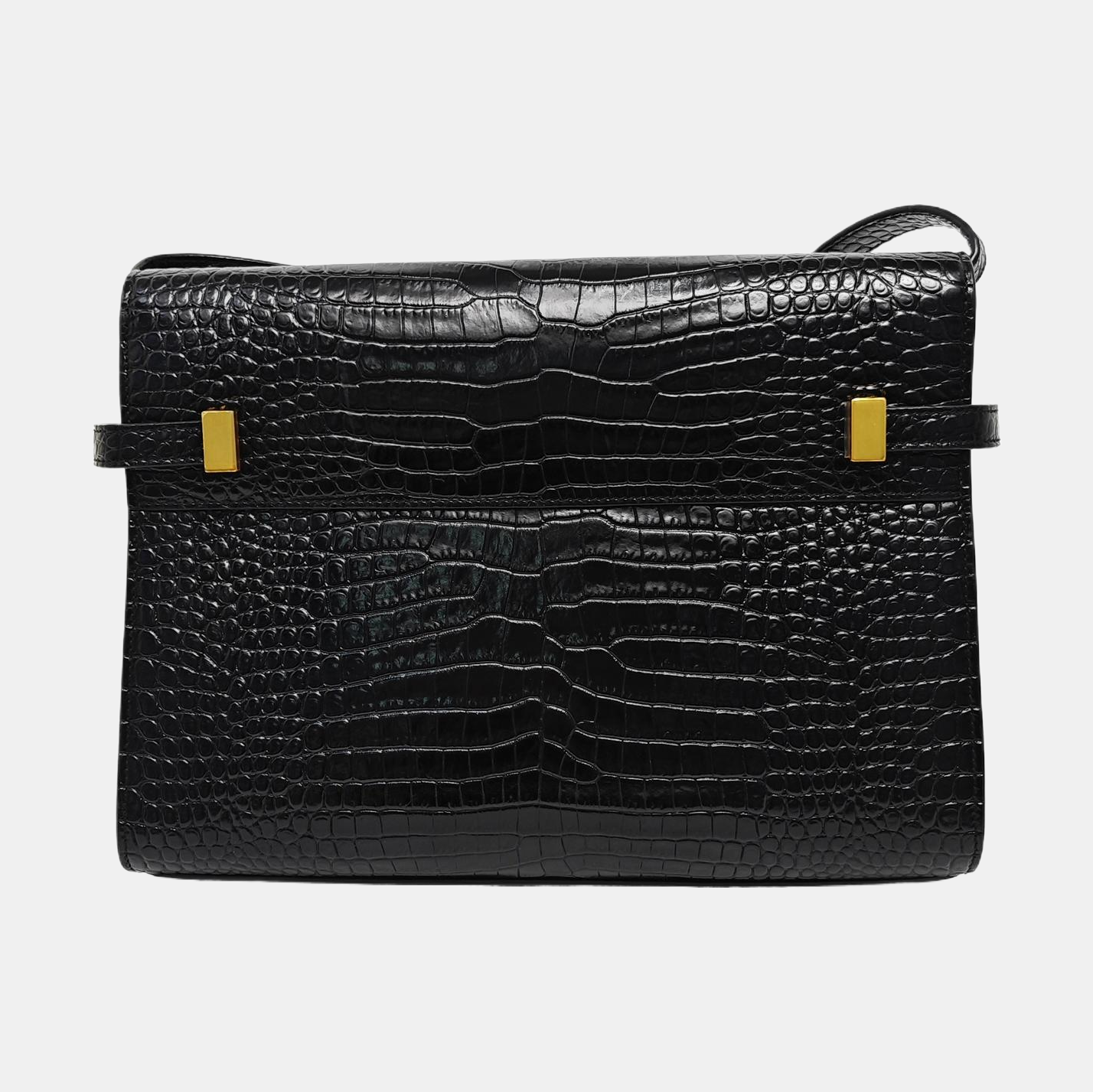 MANHATTAN Medium Calfskin Black