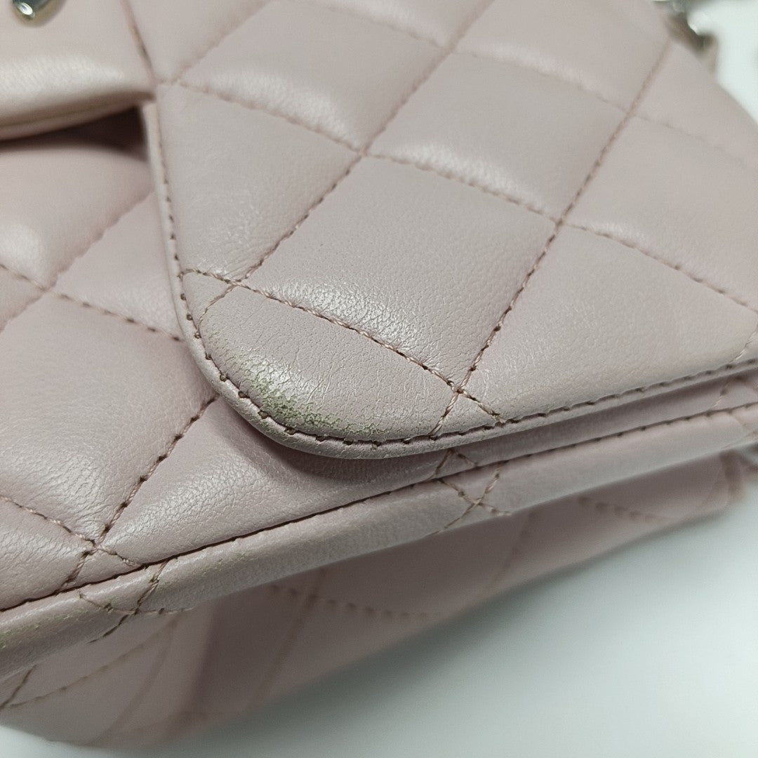 CLASSIC FLAP Mini Quilted Lambskin Pink