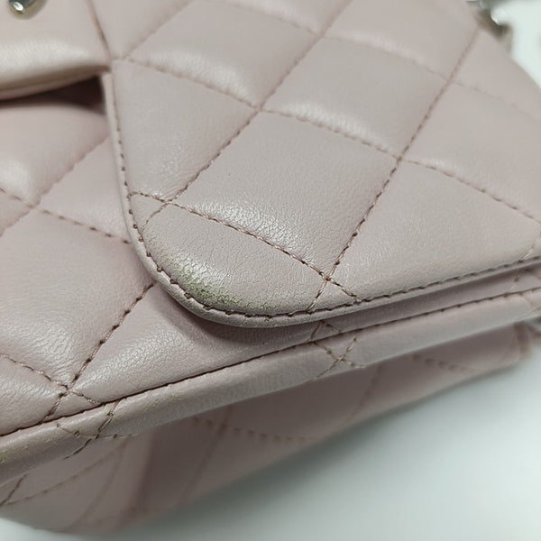 CLASSIC FLAP Mini Quilted Lambskin Pink