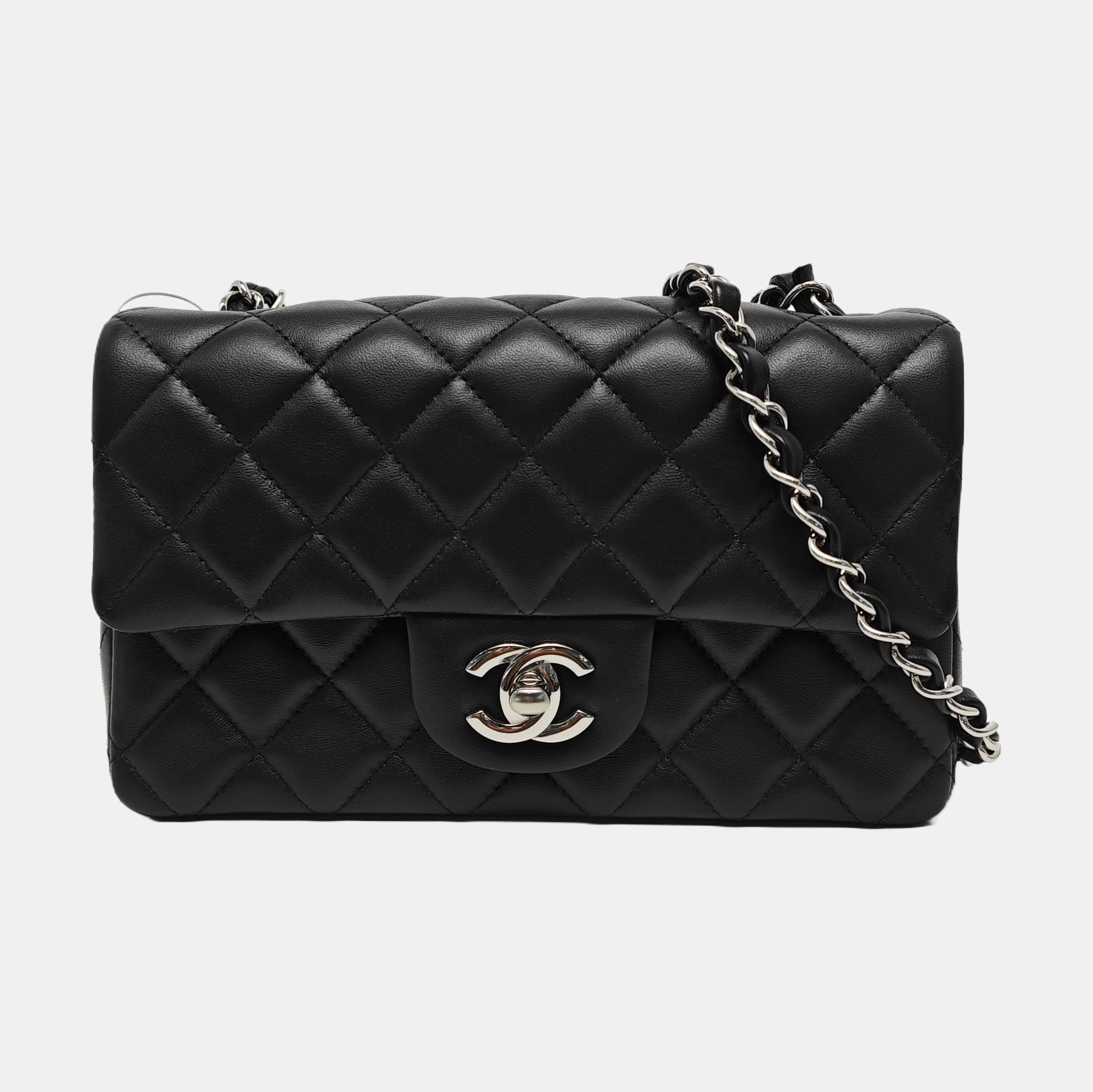 CLASSIC FLAP Mini Quilted Lambskin Black