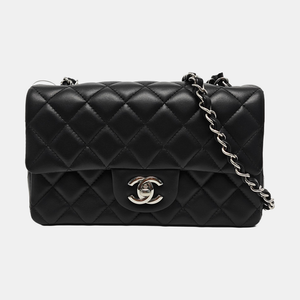 CLASSIC FLAP Mini Quilted Lambskin Black