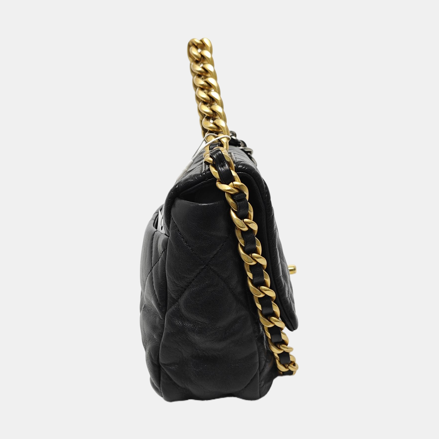 CHANEL 19 Quilted Lambskin Black