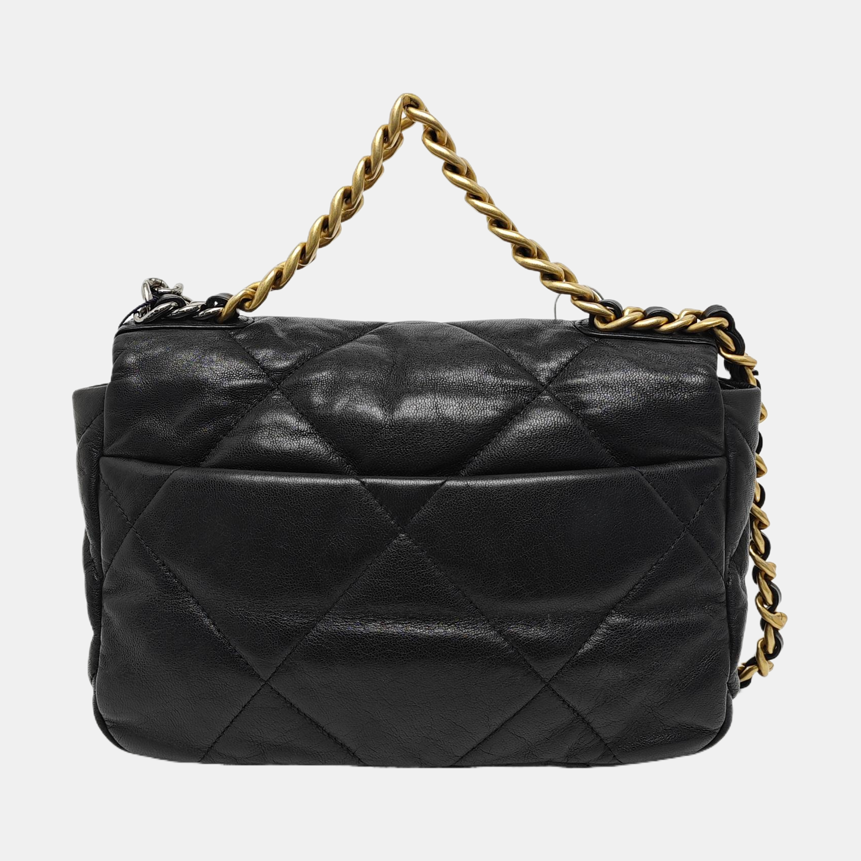 CHANEL 19 Quilted Lambskin Black