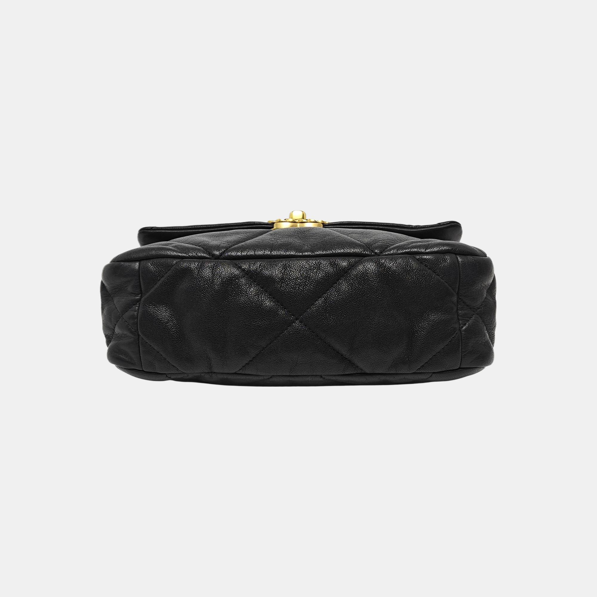 CHANEL 19 Quilted Lambskin Black