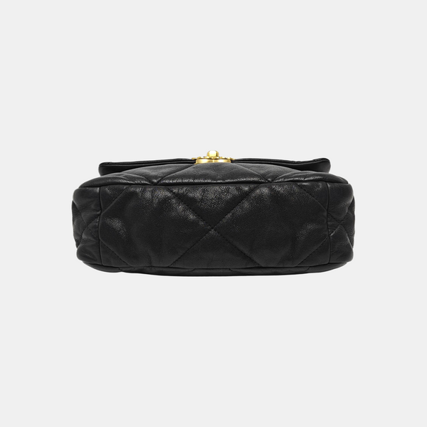 CHANEL 19 Quilted Lambskin Black