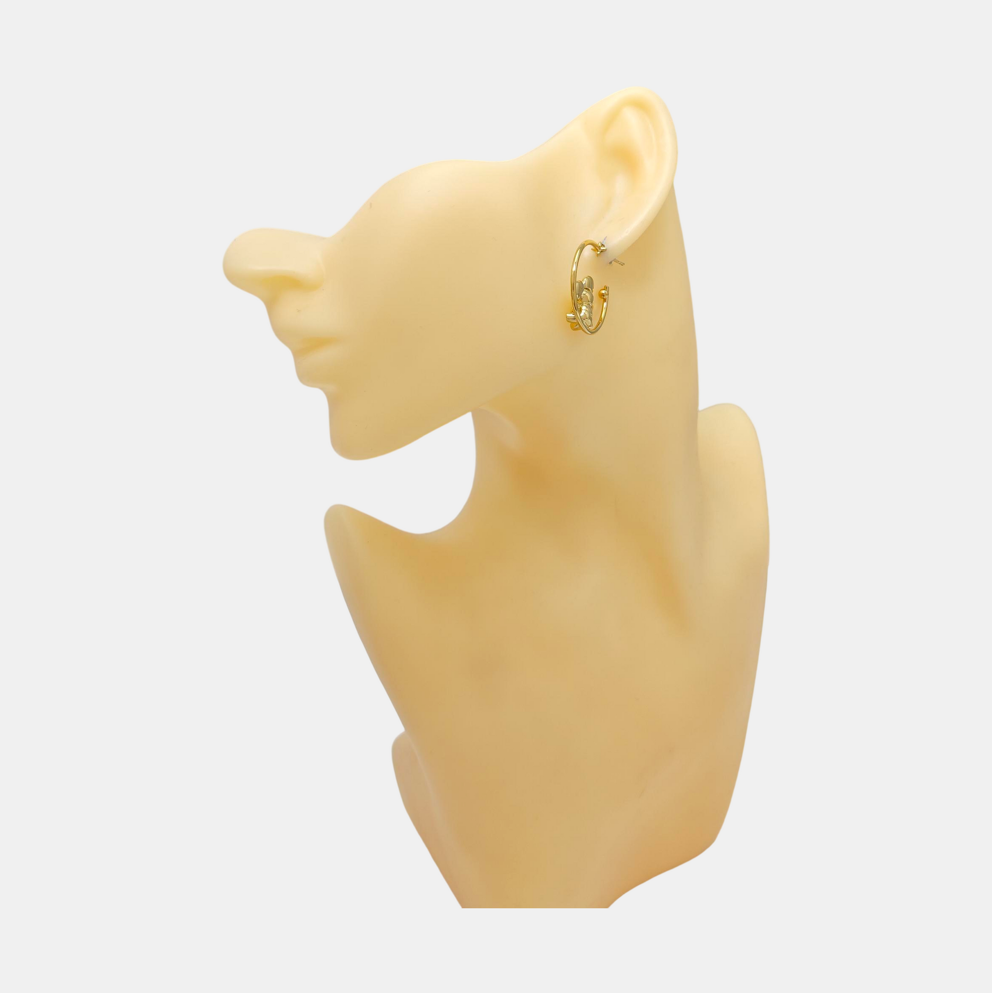 Authenticated pre-owned  Gold-tone Metal Earring - Earrings at Looply
