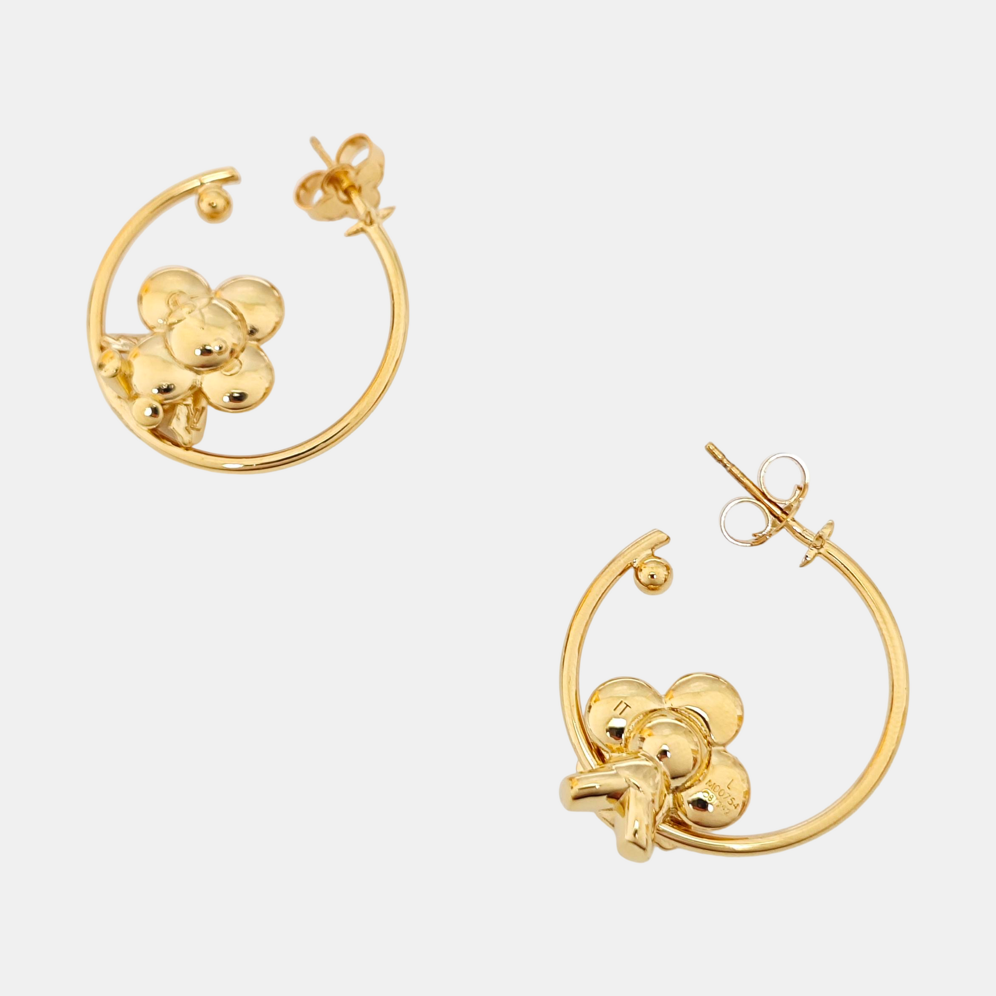 Authenticated pre-owned  Gold-tone Metal Earring - Earrings at Looply