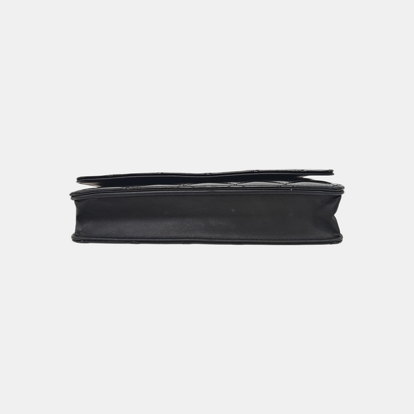 WOC Quilted Patent Leather Black