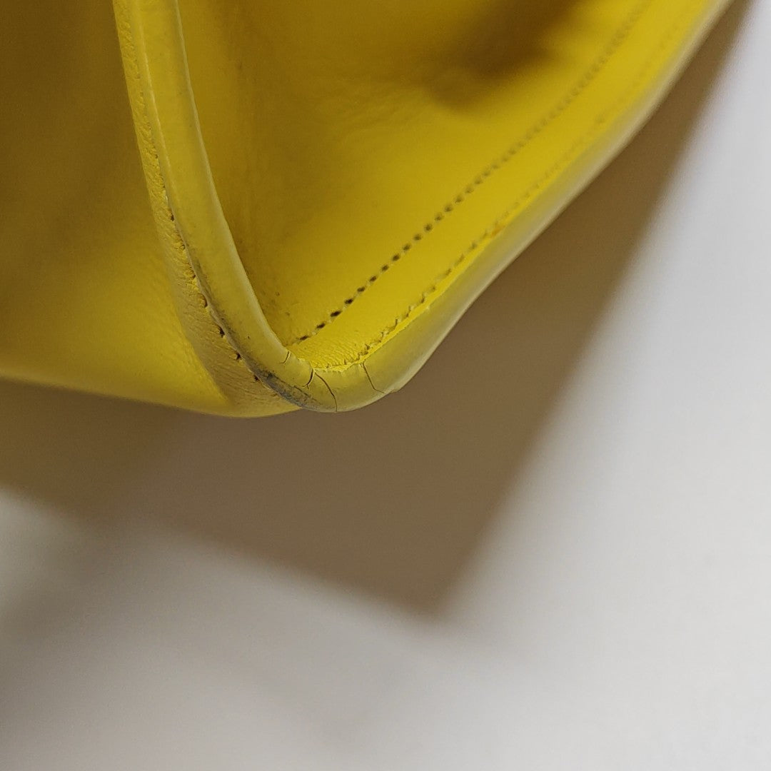 CHYC Y LIGNE Small Calfskin Yellow
