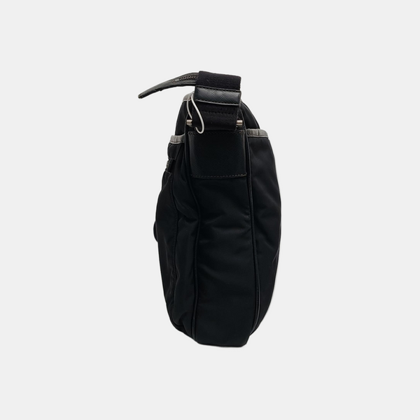 Nylon Shoulder Bag Black