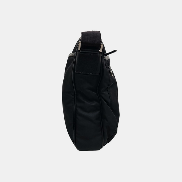 Nylon Shoulder Bag Black