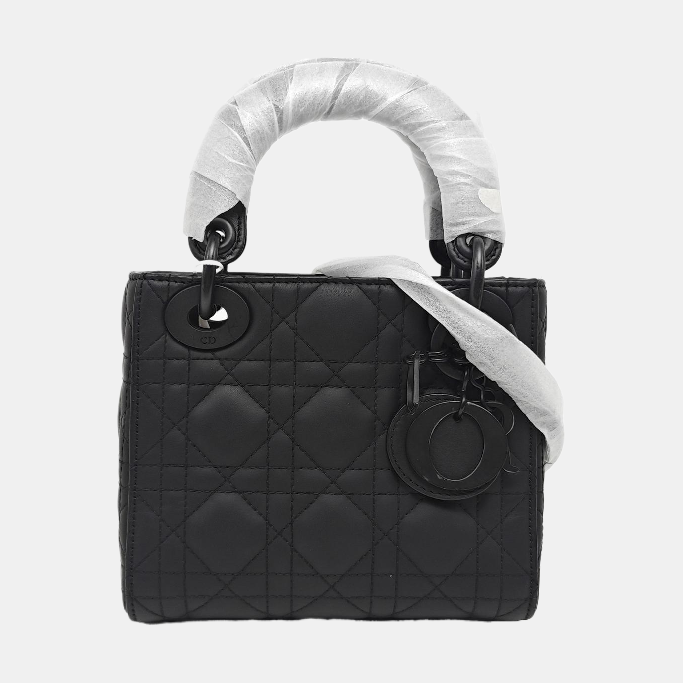 Lady Dior Mini Cannage Lambskin Black