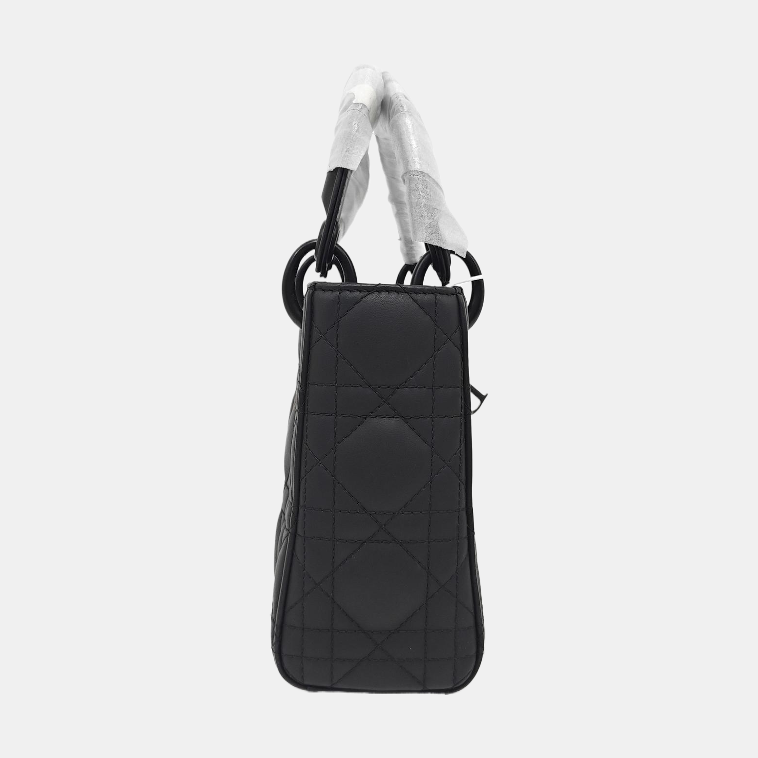 Lady Dior Mini Cannage Lambskin Black