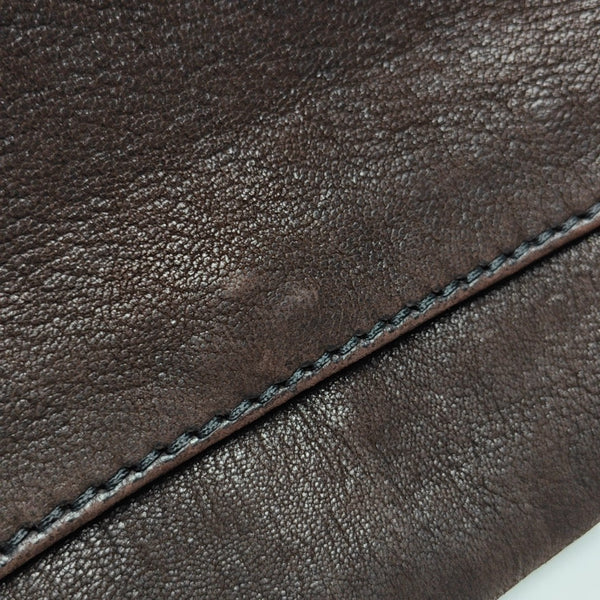 Calfskin Shoulder Bag Brown