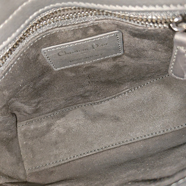 Lady Dior Mini Cannage Lambskin Black
