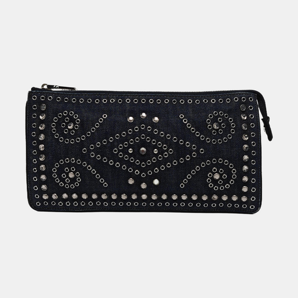 Denim Clutch Blue