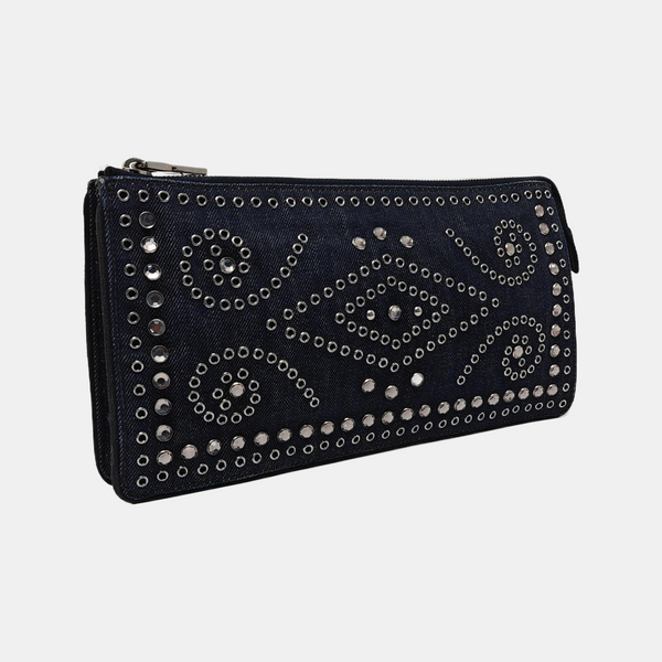 Denim Clutch Blue