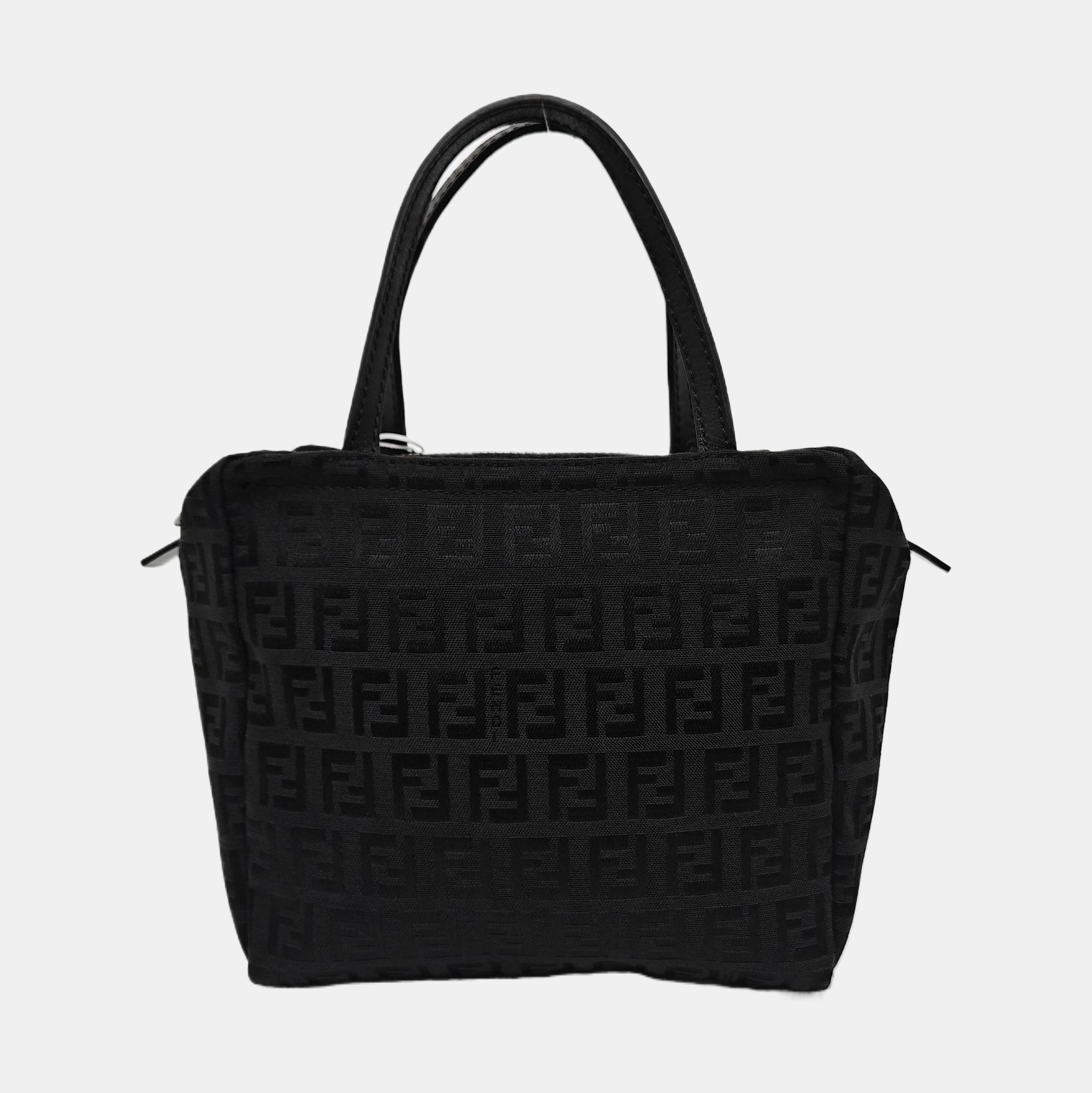 Canvas Top Handle Bag Black