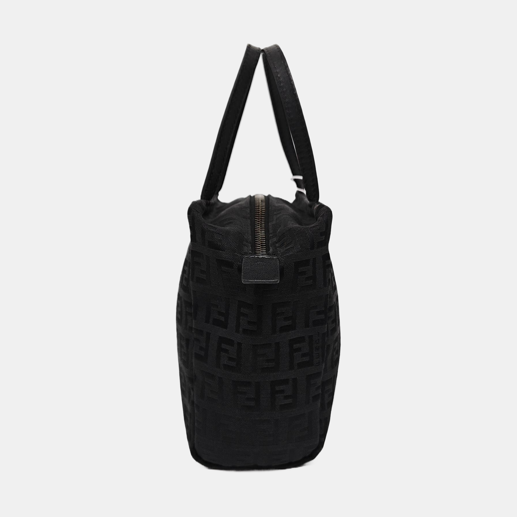 Canvas Top Handle Bag Black