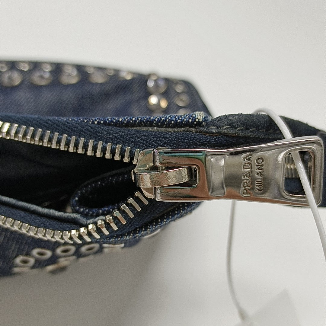 Denim Clutch Blue