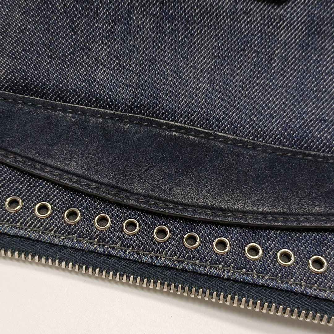 Denim Clutch Blue
