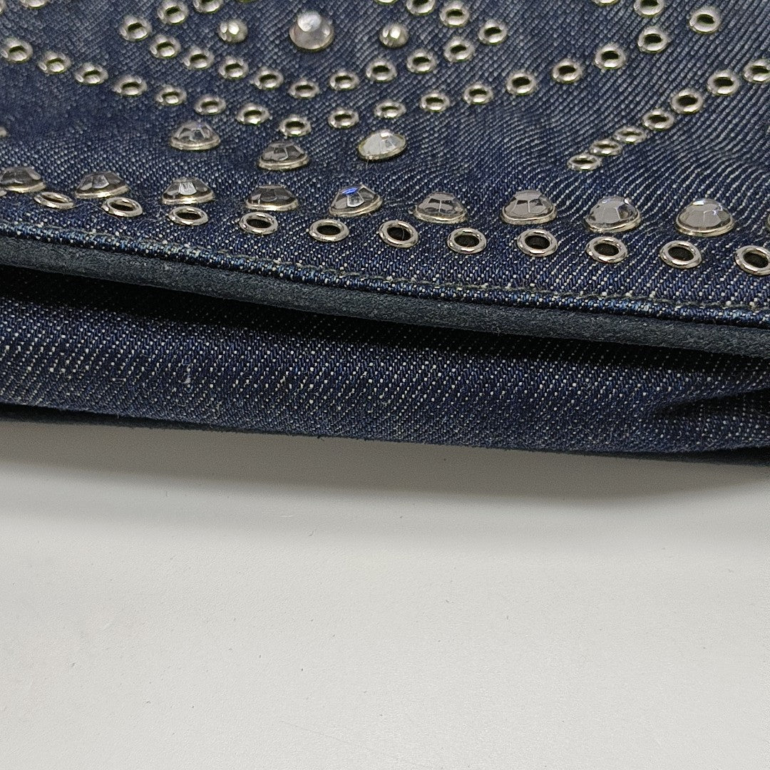 Denim Clutch Blue