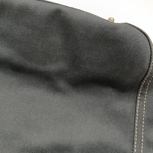 Quilted Canvas Tote Bag Blue