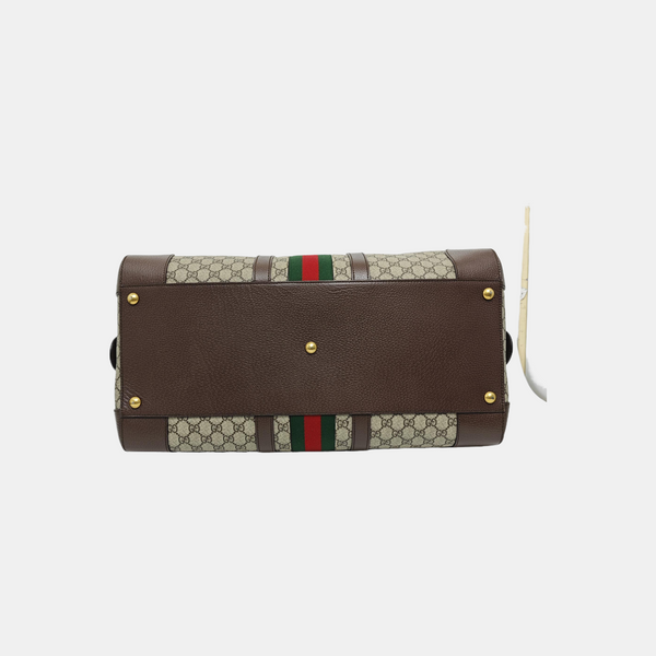 Ophidia Monogram Coated Canvas Beige