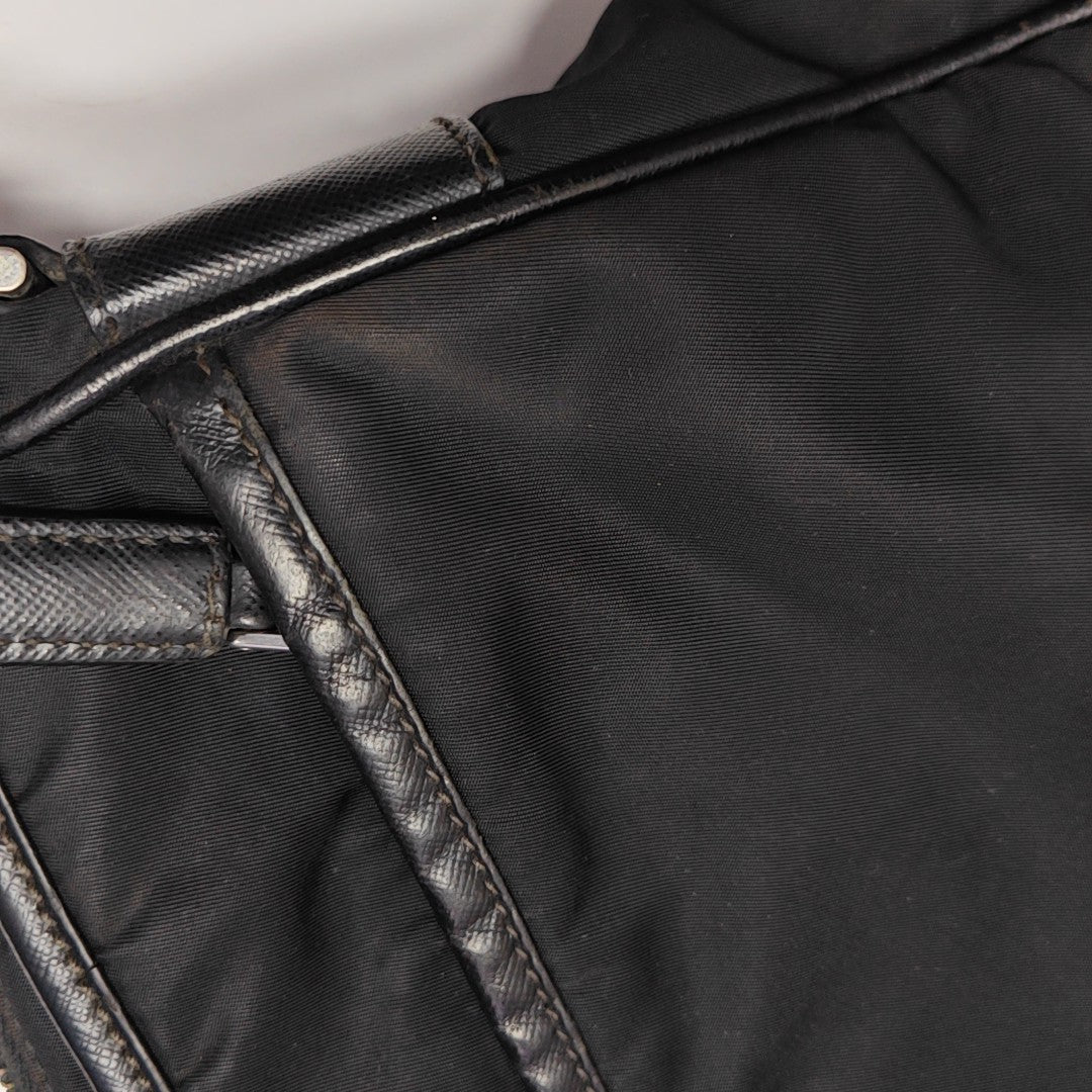 Nylon Shoulder Bag Black
